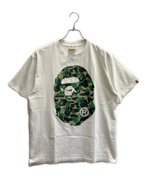BAPE BY A BATHING APE（ベイプバイアベイシングエイプ）BAPE BY A BATHING APE (ベイプバイアベイシングエイプ) 半袖Tシャツ ホワイト サイズ:Lの古着・服飾アイテム