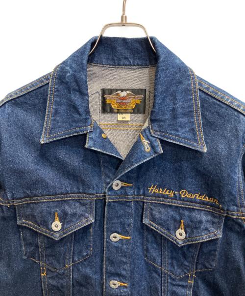 HARLEY-DAVIDSON（ハーレーダビッドソン）HARLEY-DAVIDSON (ハーレーダビッドソン) デニムジャケット インディゴ サイズ:Ｍの古着・服飾アイテム