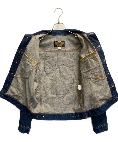 HARLEY-DAVIDSON（ハーレーダビッドソン）HARLEY-DAVIDSON (ハーレーダビッドソン) デニムジャケット インディゴ サイズ:Ｍの古着・服飾アイテム