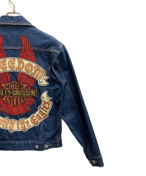 HARLEY-DAVIDSON（ハーレーダビッドソン）HARLEY-DAVIDSON (ハーレーダビッドソン) デニムジャケット インディゴ サイズ:Ｍの古着・服飾アイテム