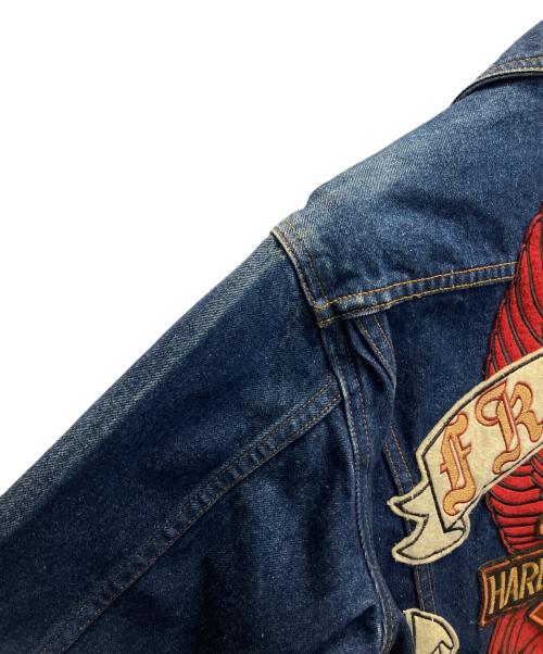 HARLEY-DAVIDSON（ハーレーダビッドソン）HARLEY-DAVIDSON (ハーレーダビッドソン) デニムジャケット インディゴ サイズ:Ｍの古着・服飾アイテム