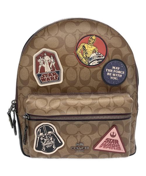 COACH（コーチ）COACH (コーチ) STAR WARS (スターウォーズ) リュック ベージュの古着・服飾アイテム