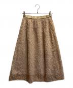 BLUE LABEL CRESTBRIDGEブルーレーベルクレストブリッジ）の古着「ロングスカート」｜ベージュ