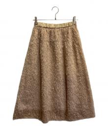BLUE LABEL CRESTBRIDGE（ブルーレーベルクレストブリッジ）の古着「ロングスカート」｜ベージュ