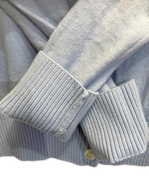 maison kitsune（メゾンキツネ）maison kitsune (メゾンキツネ) ニットカーディガン スカイブルー サイズ:XSの古着・服飾アイテム