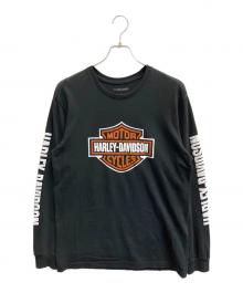 HARLEY-DAVIDSON（ハーレーダビッドソン）の古着「長袖Tシャツ」｜ブラック