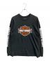 HARLEY-DAVIDSON（ハーレーダビッドソン）の古着「長袖Tシャツ」｜ブラック