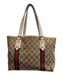 GUCCI（グッチ）の古着「GGキャンバス シェリーラインバッグ」｜ベージュ