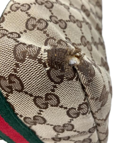 GUCCI（グッチ）GUCCI (グッチ) GGキャンバス シェリーラインバッグ ベージュの古着・服飾アイテム