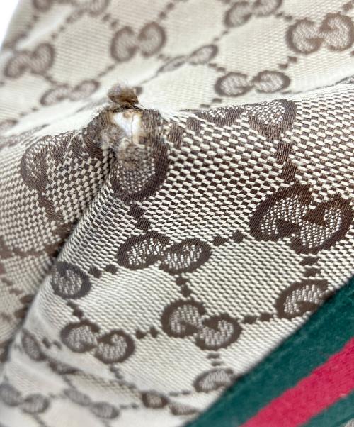 GUCCI（グッチ）GUCCI (グッチ) GGキャンバス シェリーラインバッグ ベージュの古着・服飾アイテム