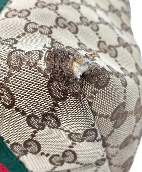 GUCCI（グッチ）GUCCI (グッチ) GGキャンバス シェリーラインバッグ ベージュの古着・服飾アイテム