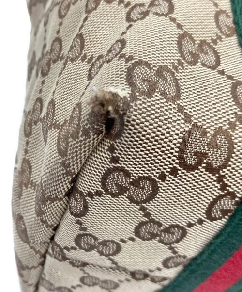 GUCCI（グッチ）GUCCI (グッチ) GGキャンバス シェリーラインバッグ ベージュの古着・服飾アイテム