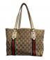 GUCCI（グッチ）の古着「GGキャンバス シェリーラインバッグ」｜ベージュ