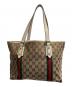 GUCCI (グッチ) GGキャンバス シェリーラインバッグ ベージュ：12000円