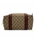 中古・古着 GUCCI (グッチ) GGキャンバス シェリーラインバッグ ベージュ：12000円