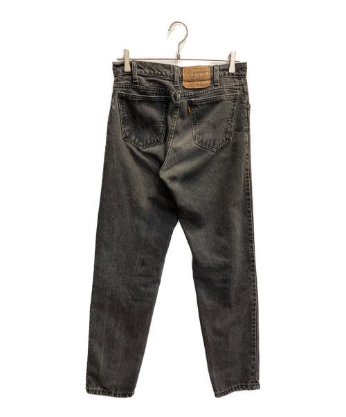 LEVI'S 550（リーバイス550）LEVI'S 550 (リーバイス550) 後染めブラックデニムパンツ ネイビー サイズ: W30L32の古着・服飾アイテム
