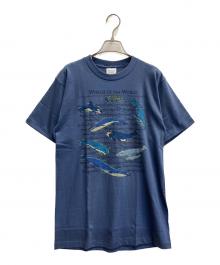 HARBORSIDE GRAPHICS（ハーバーサイドグラフィックス）の古着「半袖Tシャツ」｜ネイビー