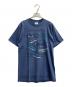 HARBORSIDE GRAPHICS（ハーバーサイドグラフィックス）の古着「半袖Tシャツ」｜ネイビー
