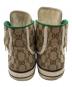 中古・古着 GUCCI (グッチ) ハイカットスニーカー ベージュ サイズ:9+：25000円