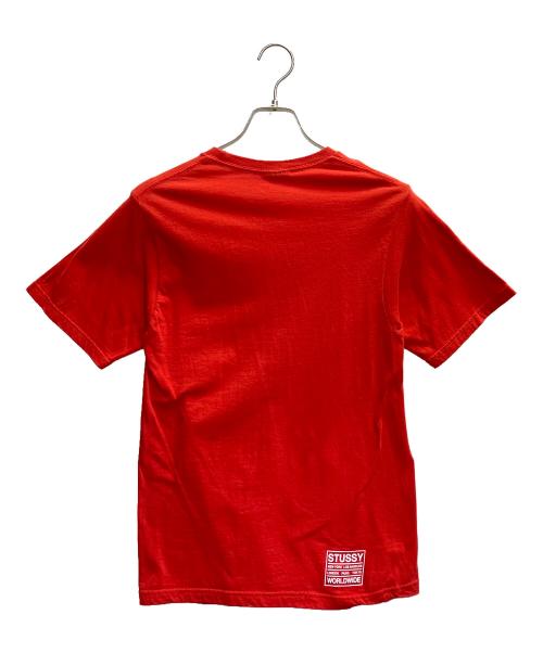 stussy（ステューシー）stussy (ステューシー) 半袖カットソー レッド サイズ:Sの古着・服飾アイテム