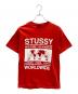 stussy（ステューシー）の古着「半袖カットソー」｜レッド