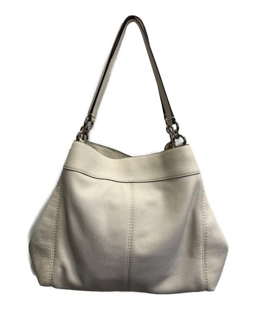 COACH（コーチ）COACH (コーチ) ハンドバッグ アイボリーの古着・服飾アイテム