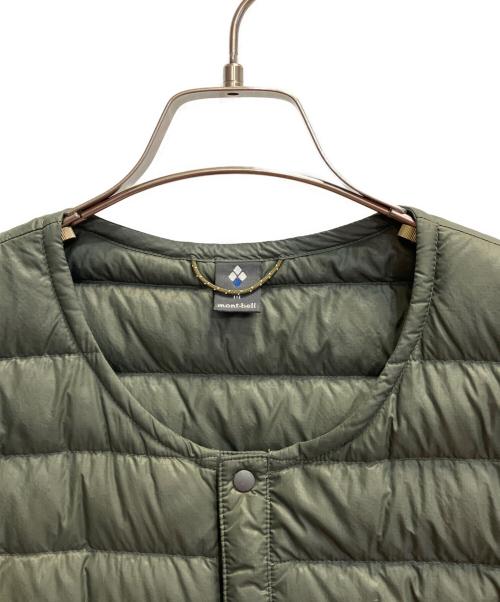 mont-bell（モンベル）mont-bell (モンベル) スペリオダウン ラウンドネックベスト カーキ サイズ:Mの古着・服飾アイテム