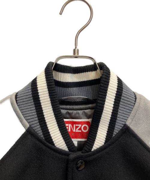 KENZO（ケンゾー）KENZO (ケンゾー) バーシティジャケット グレー×ブラック サイズ:Sの古着・服飾アイテム