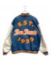 BEN DAVIS (ベンデイビス) スタジャン スカイブルー×アイボリー サイズ:L：6000円