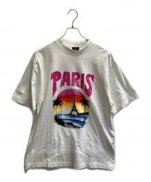 BALENCIAGA（バレンシアガ）の古着「パリトロピカルプリントTシャツ」｜ホワイト