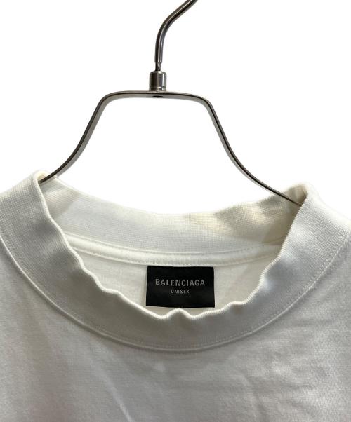 BALENCIAGA（バレンシアガ）BALENCIAGA (バレンシアガ) パリトロピカルプリントTシャツ ホワイト サイズ:Sの古着・服飾アイテム