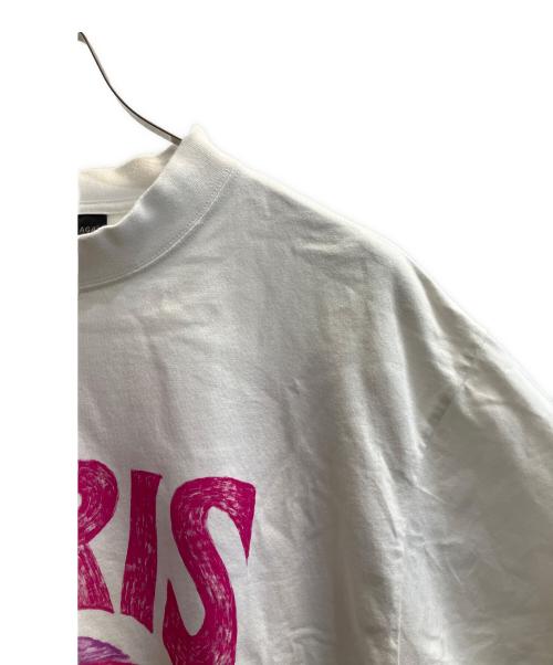 BALENCIAGA（バレンシアガ）BALENCIAGA (バレンシアガ) パリトロピカルプリントTシャツ ホワイト サイズ:Sの古着・服飾アイテム