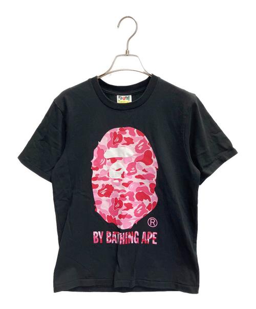 BAPE BY A BATHING APE（ベイプバイアベイシングエイプ）BAPE BY A BATHING APE (ベイプバイアベイシングエイプ) ABC CAMO BY BATHING TEE ブラック サイズ:8の古着・服飾アイテム