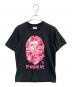 BAPE BY A BATHING APE（ベイプバイアベイシングエイプ）の古着「ABC CAMO BY BATHING TEE」｜ブラック