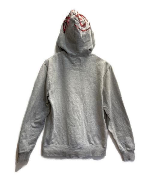 stussy（ステューシー）stussy (ステューシー) ジップパーカー ライトグレー サイズ:Lの古着・服飾アイテム