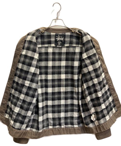 stussy（ステューシー）stussy (ステューシー) デニムジャケット ベージュ サイズ:Mの古着・服飾アイテム