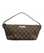 GUCCIグッチ）の古着「ハンドバッグ」｜ブラウン