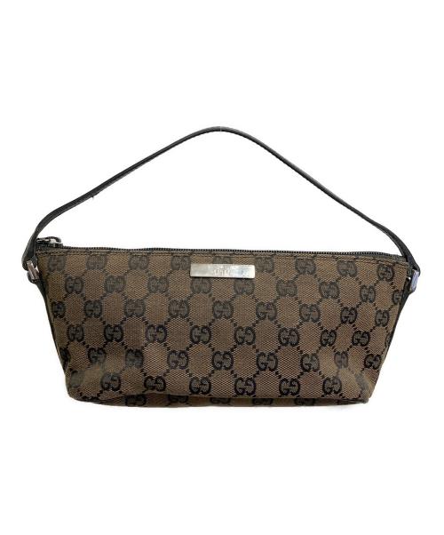 GUCCI（グッチ）GUCCI (グッチ) ハンドバッグ ブラウンの古着・服飾アイテム