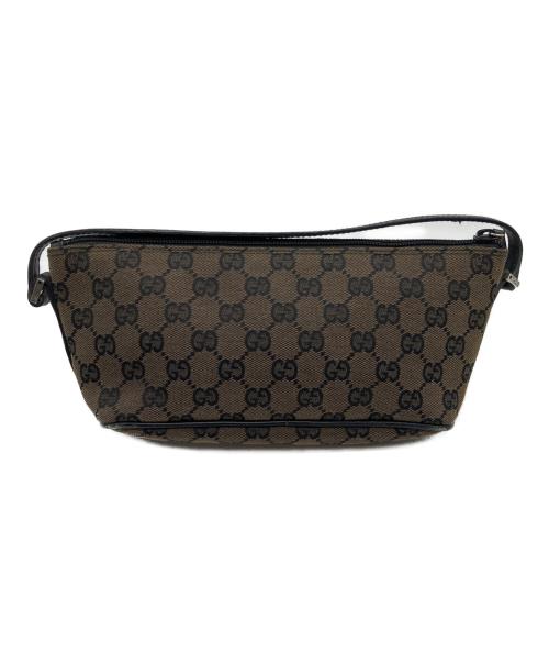 GUCCI（グッチ）GUCCI (グッチ) ハンドバッグ ブラウンの古着・服飾アイテム