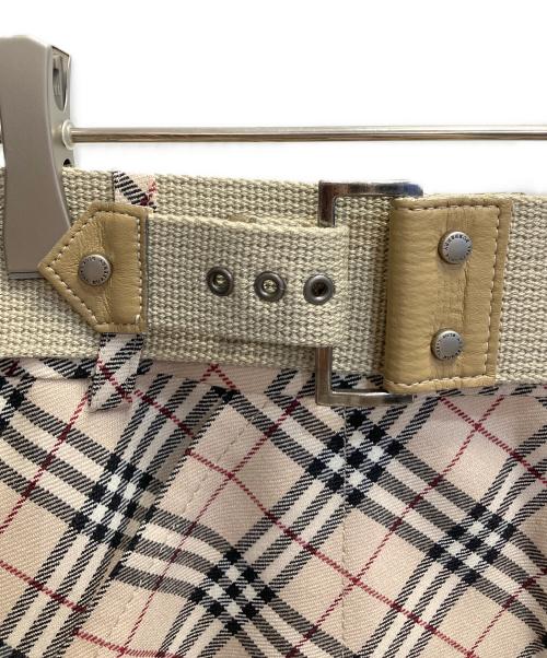 BURBERRY BLUE LABEL（バーバリー ブルー レーベル）BURBERRY BLUE LABEL (バーバリー ブルー レーベル) ミニスカート ベージュ サイズ:Sの古着・服飾アイテム