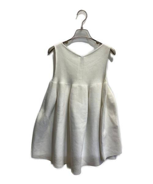 CFCL（シーエフシーエル）CFCL (シーエフシーエル) POTTERY SLEEVELESS TOP ホワイト サイズ:FREEの古着・服飾アイテム