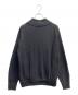 crepuscule (クレプスキュール) 24SS Silk Linen Zip CD ジップアップニット ブラック サイズ:1：10000円