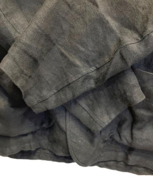 MARKA（マーカ）MARKA (マーカ) LINEN HERRINGBONE STROLL AROUND JACKET ブラック サイズ:1の古着・服飾アイテム