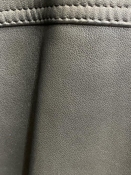 theory（セオリー）theory (セオリー) GLOSS LEATHER BOMBER JK ブラック サイズ:Sの古着・服飾アイテム