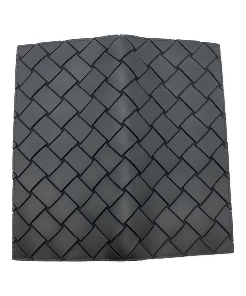 BOTTEGA VENETA（ボッテガベネタ）BOTTEGA VENETA (ボッテガベネタ) 二つ折り札入れ ブラックの古着・服飾アイテム
