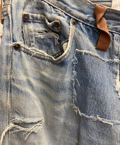 DOLCE & GABBANA（ドルチェ＆ガッバーナ）DOLCE & GABBANA (ドルチェ＆ガッバーナ) パッチワークデニムパンツ ブルー サイズ:111cm（W44）の古着・服飾アイテム