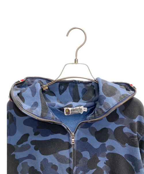 A BATHING APE（アベイシングエイプ）A BATHING APE (アベイシングエイプ) ジップパーカー ブルー サイズ:Sの古着・服飾アイテム