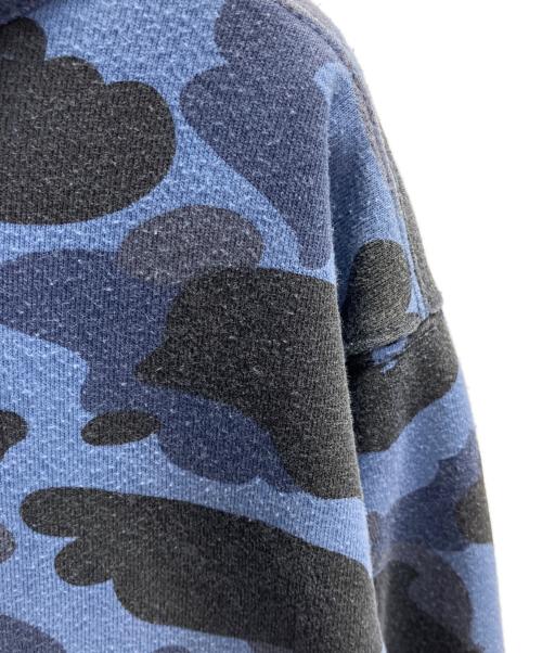 A BATHING APE（アベイシングエイプ）A BATHING APE (アベイシングエイプ) ジップパーカー ブルー サイズ:Sの古着・服飾アイテム