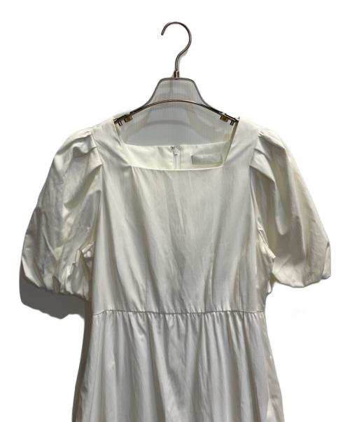 CELFORD（セルフォード）CELFORD (セルフォード) 半袖ワンピース ホワイト サイズ:Mの古着・服飾アイテム