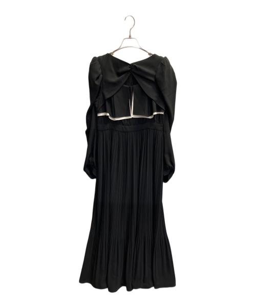 HER LIP TO（ハーリップトゥ）HER LIP TO (ハーリップトゥ) 長袖ワンピース ブラック サイズ:Mの古着・服飾アイテム